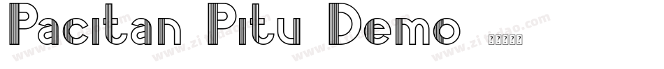 Pacitan Pitu Demo字体转换
